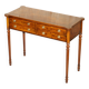 Restored console in Burr Oak & Satin Wood, circa 1920.