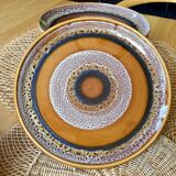 Sercice of 9 Sarreguemines sandstone plates