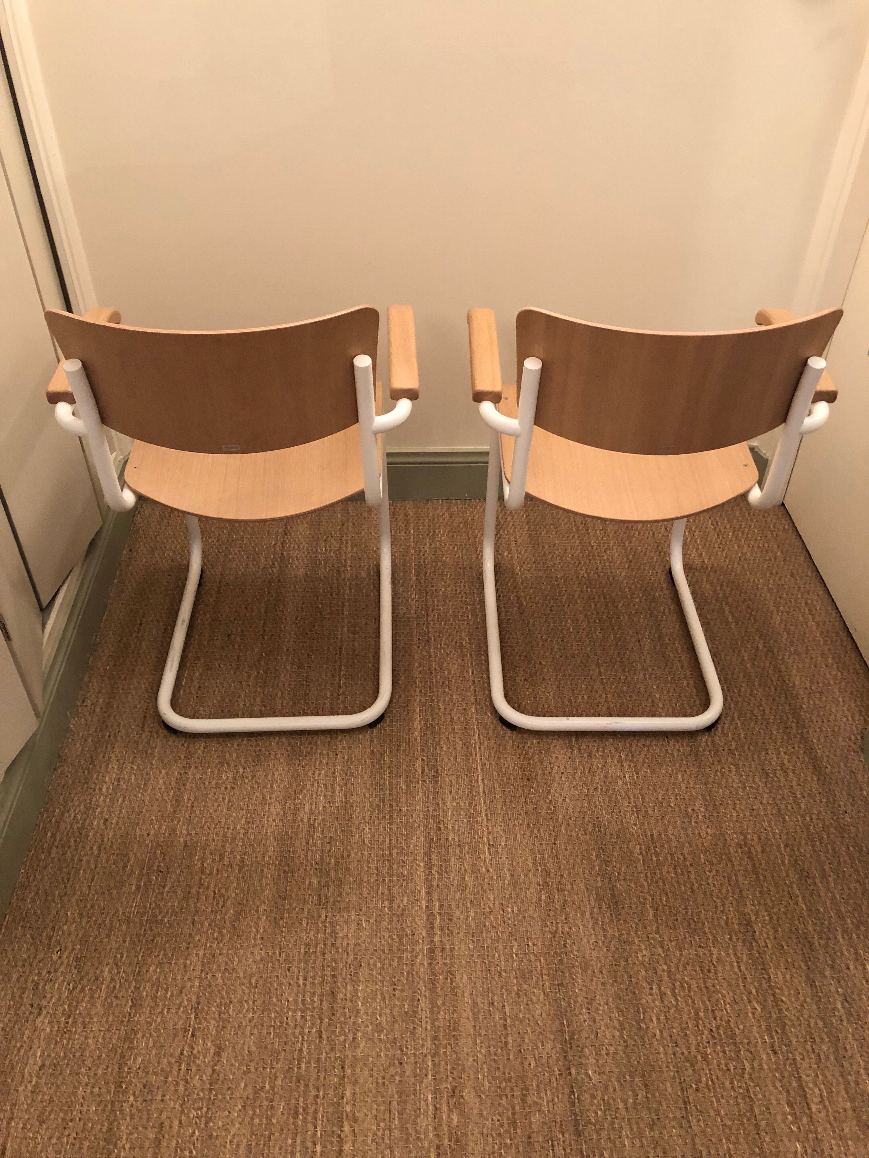 2 chairs Thonet S43 F Mart Stam