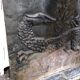 Cast iron fireplace plate