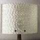 Vintage table lamp with 70s plastic hood