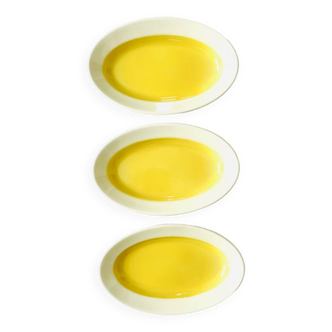 Lot de 3 raviers vintage Salins collection Soleil