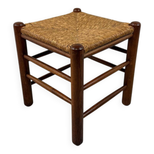 Tabouret en chêne avec - assise