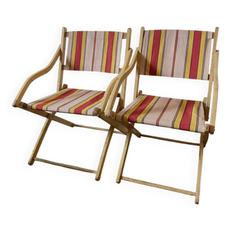 Vintage folding chairs