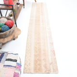 Narrow turkish runner rug 293x59cm