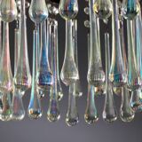 Murano glass waterfall chandelier from the 60s