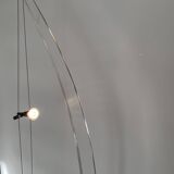 Large arc plexiglass floor lamp