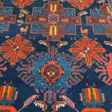 Tapis ancien persan Malayer couloir 109x525 cm