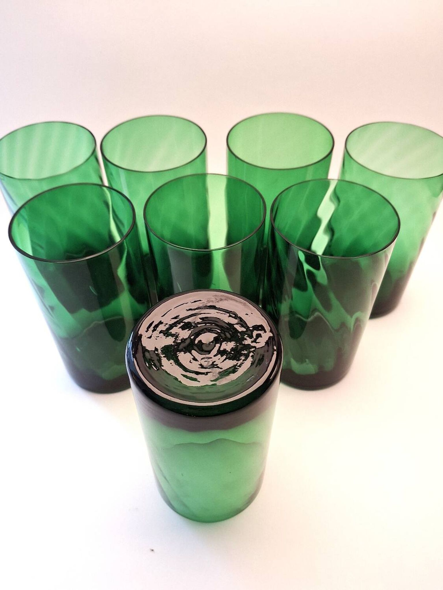 Set of eight Glasses 1970s