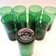 Set of eight Glasses 1970s