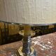 Silver metal floor lamp
