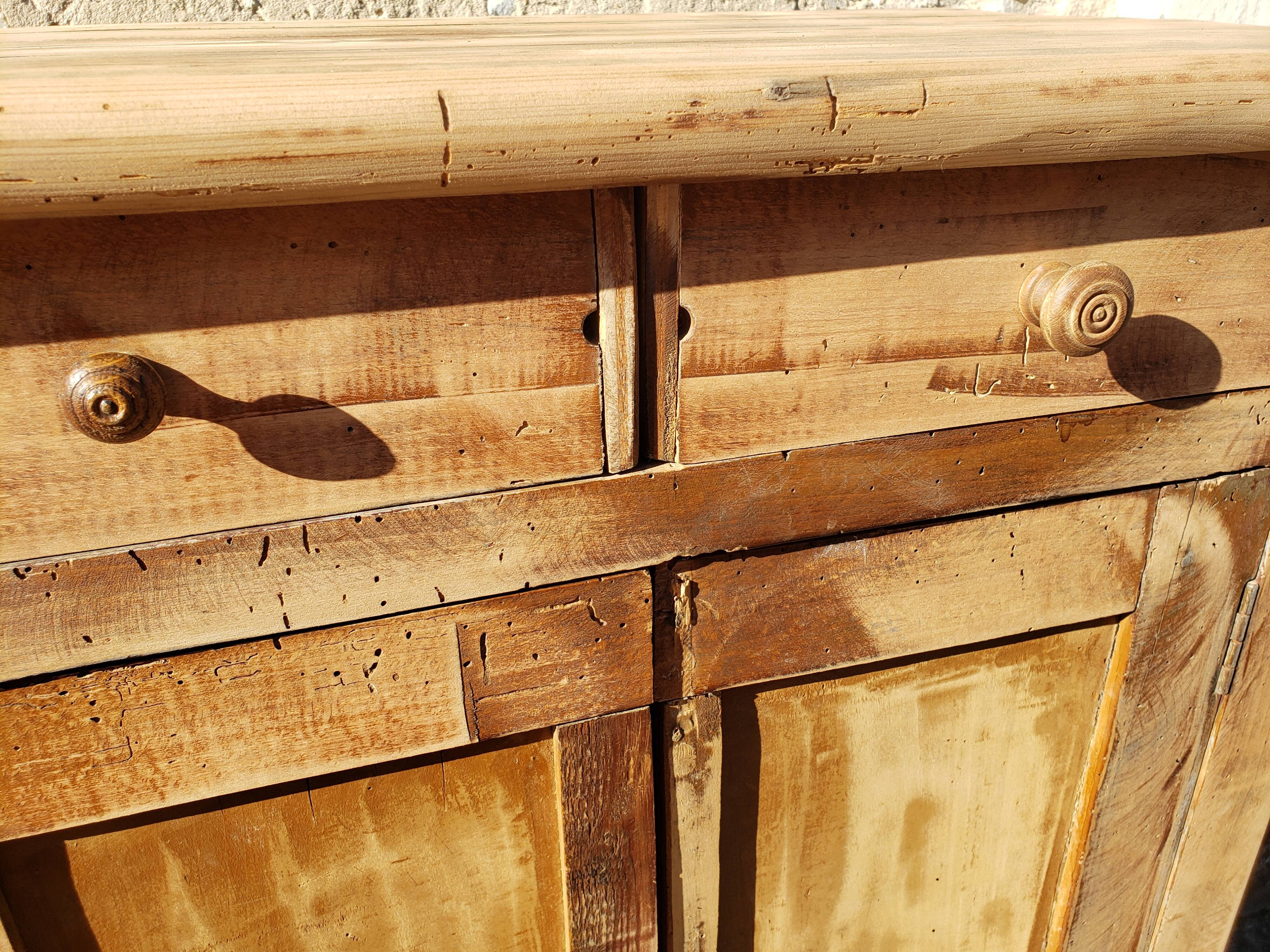 Parisian buffet patina old "Aveyron"