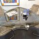 Vintage chrome space age table