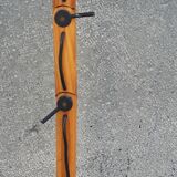 Articulated wooden lamp