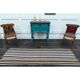 Vintage Turkish Oushak Handmade Wool Cotton Green Runner Rug 80x232