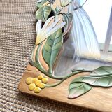 Exotic vintage mirror