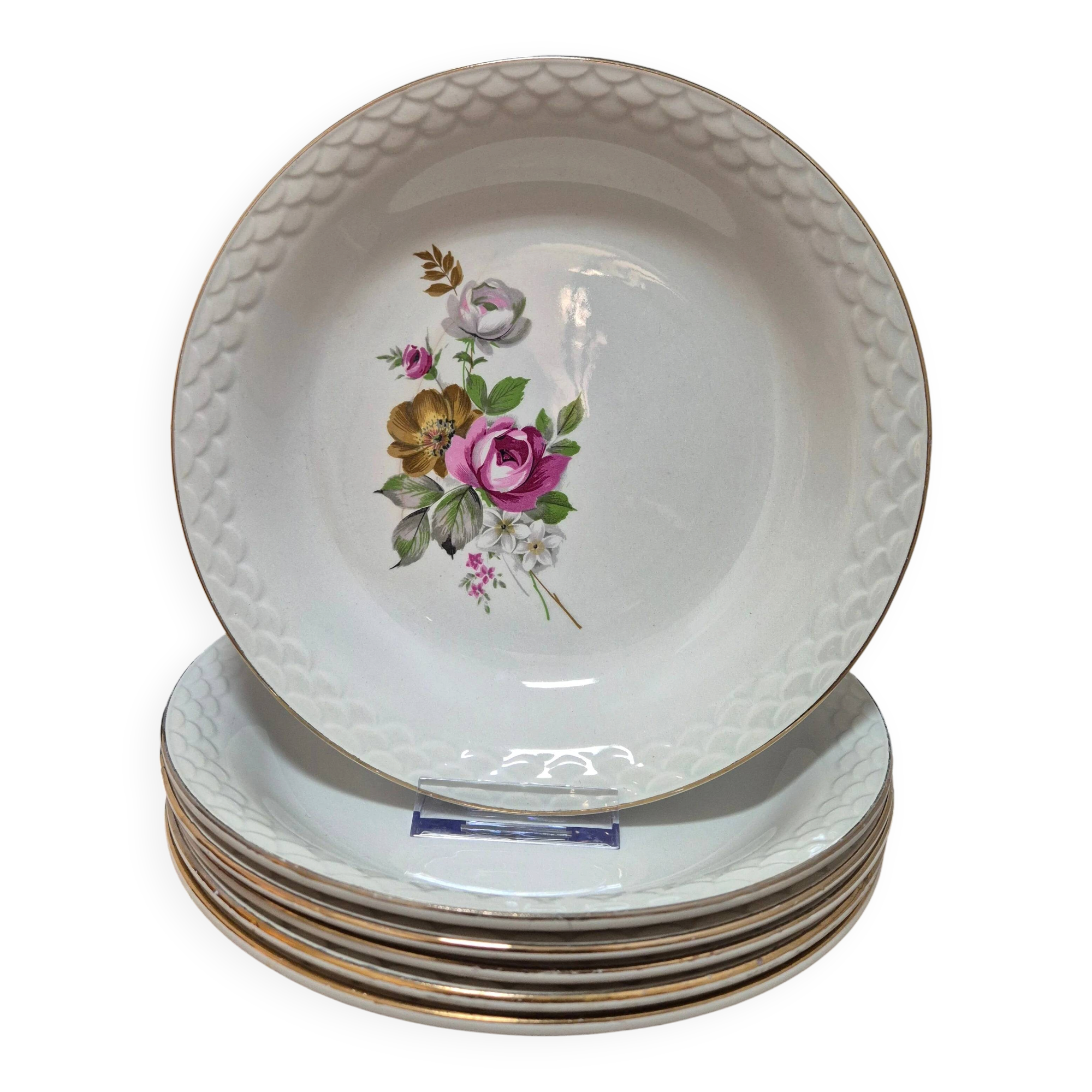 Deep plates "Digoin & Sarreguemines"