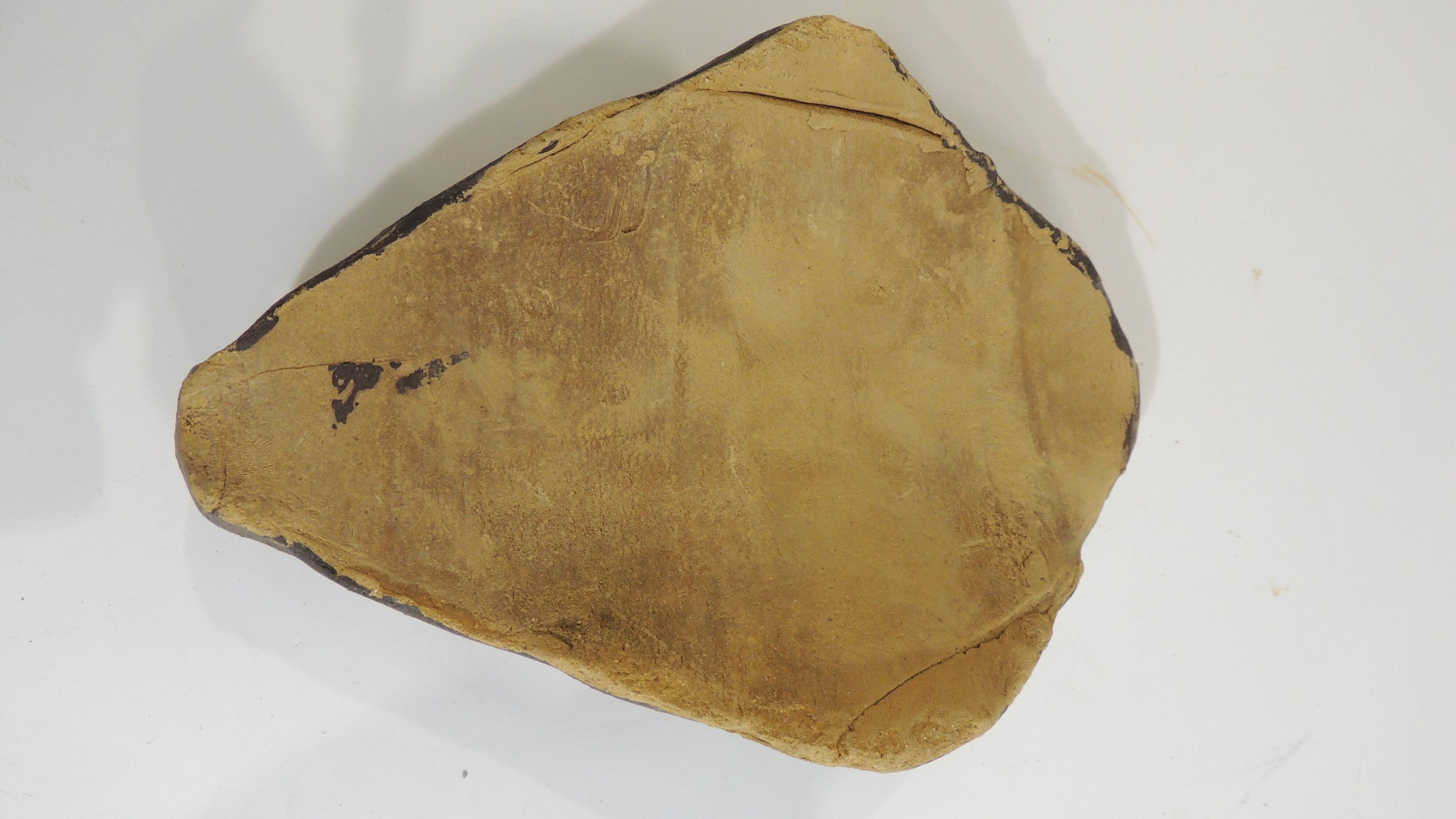 Vintage red and brown ceramic bowl – 1970s centrepiece – Design