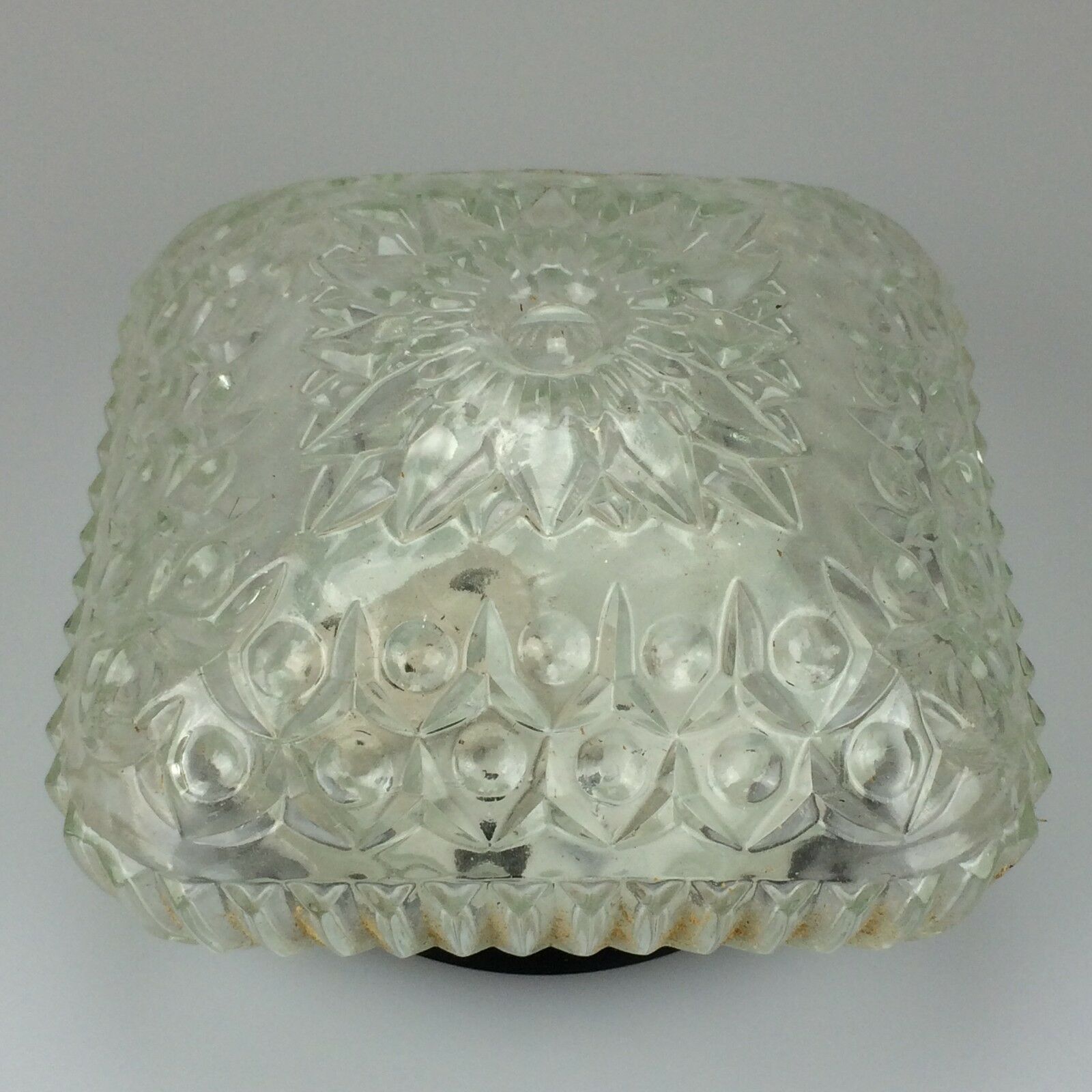 60s 70s lamp luminaire plafoniere flush mount glass space age design