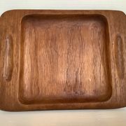 Small teak wood tray