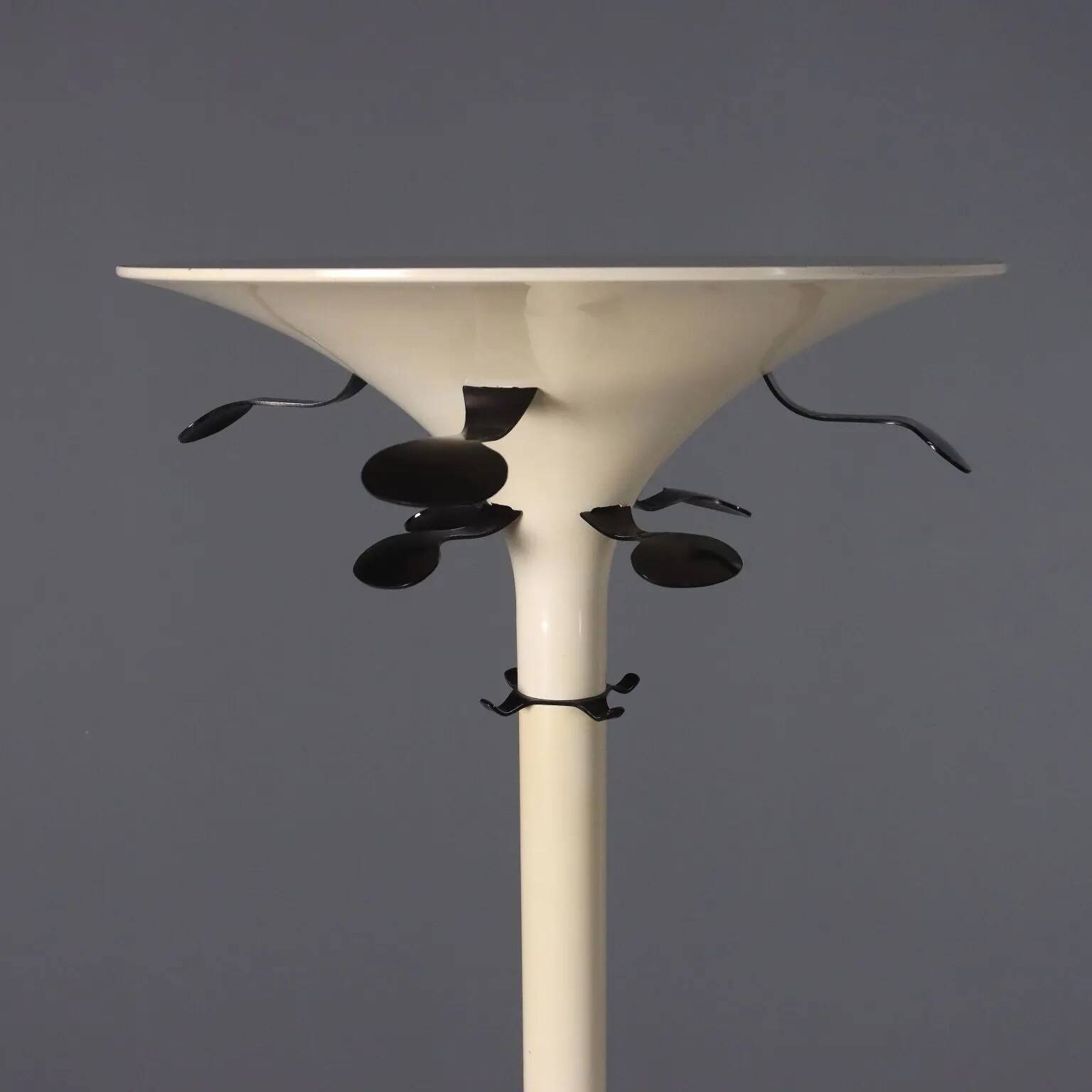 Kartell 4706 floor lamp vintage design BBPR in plastic, Italy, 1970s