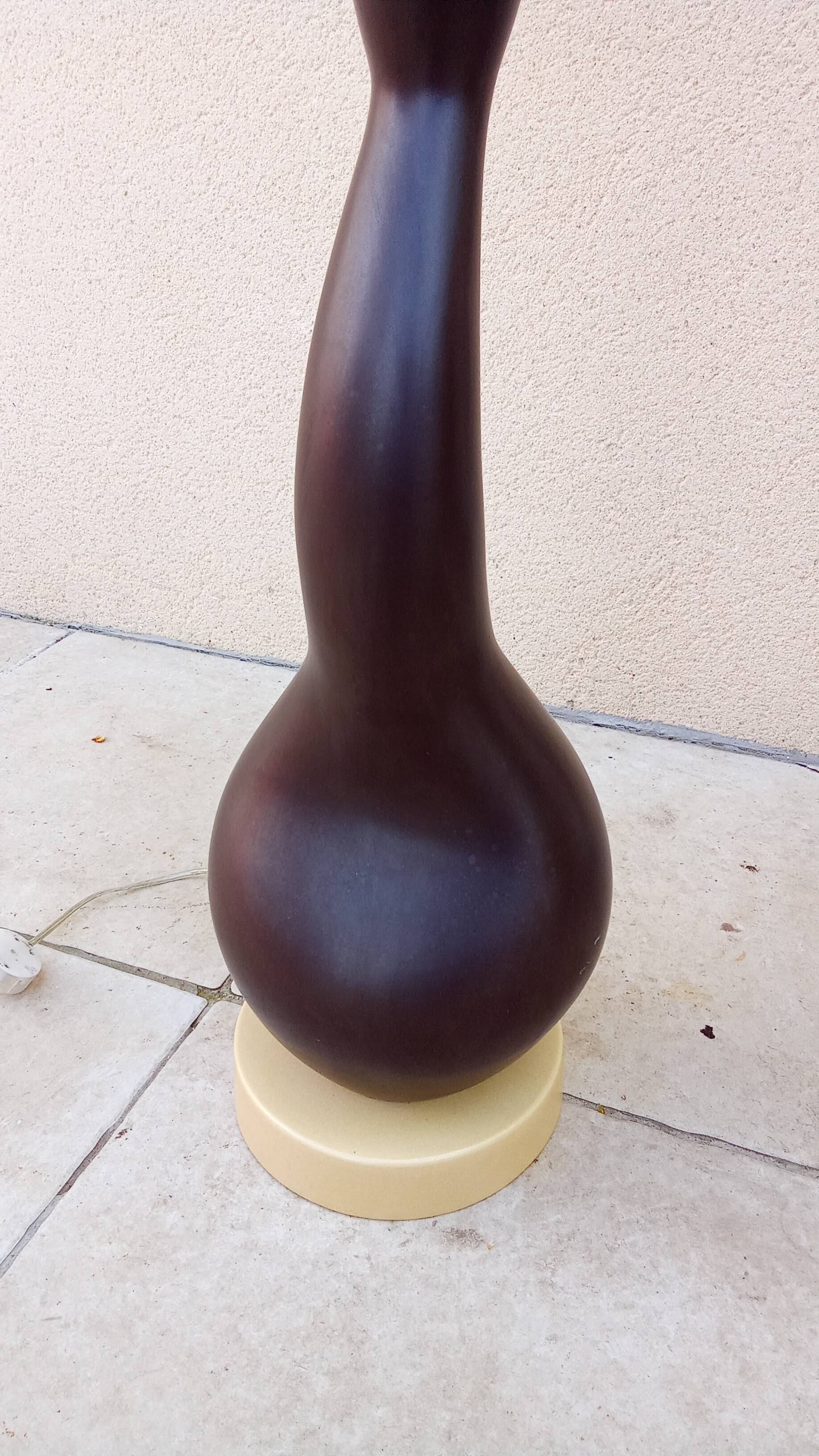 Keria ceramic floor lamp in vintage design