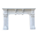 Napoleon III fireplace in Carrara marble