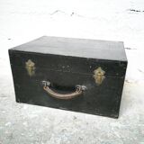 Vintage wooden suitcase