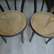 Pair of chairs bentwood black