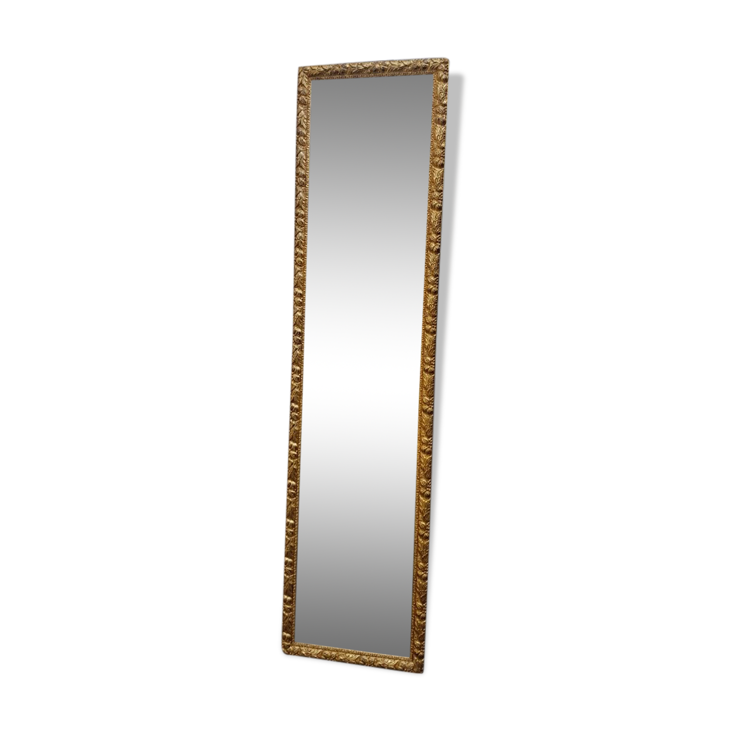 Miroir doré de style italien dit " francesca "  44x178cm