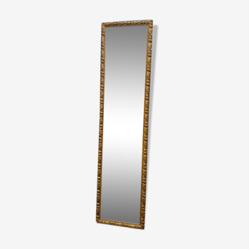 Miroir doré de style italien dit " francesca "  44x178cm