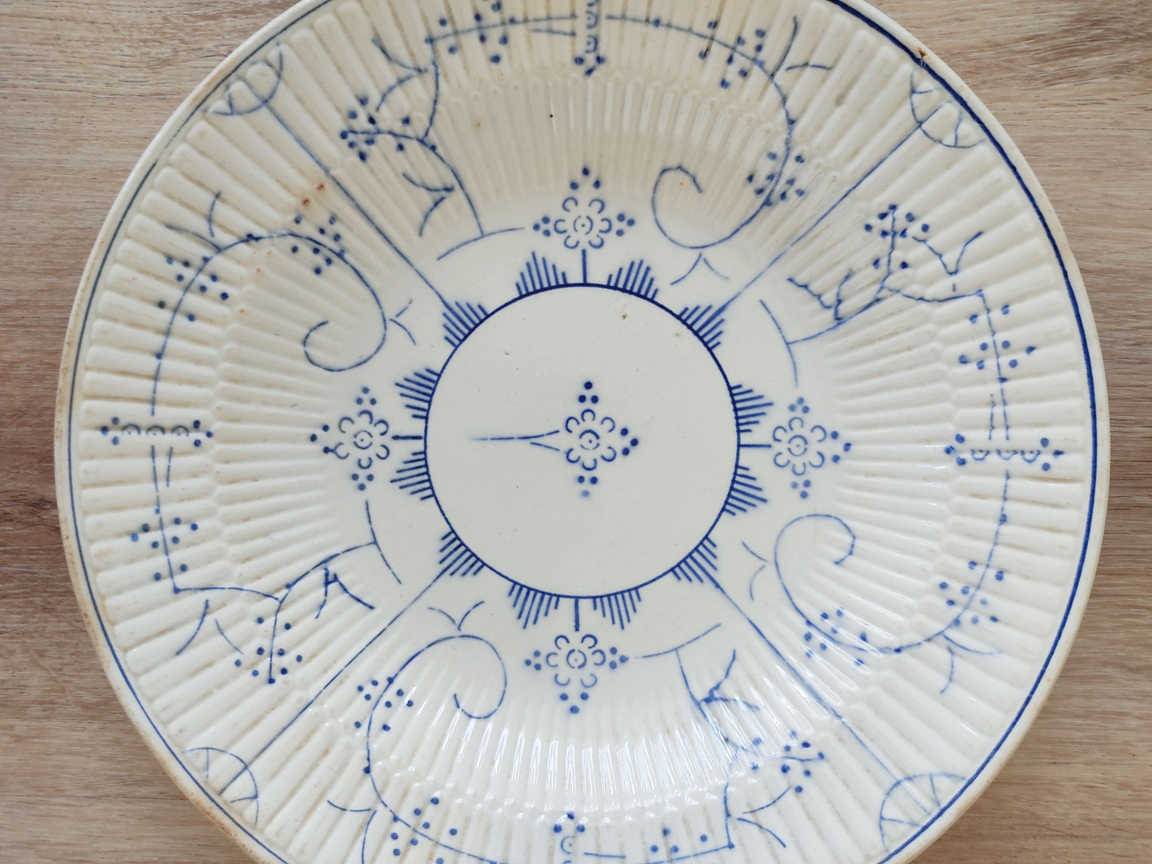 Set of 14 plates Copenhagen Boch brothers Keramis