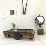 Industrial coffee table