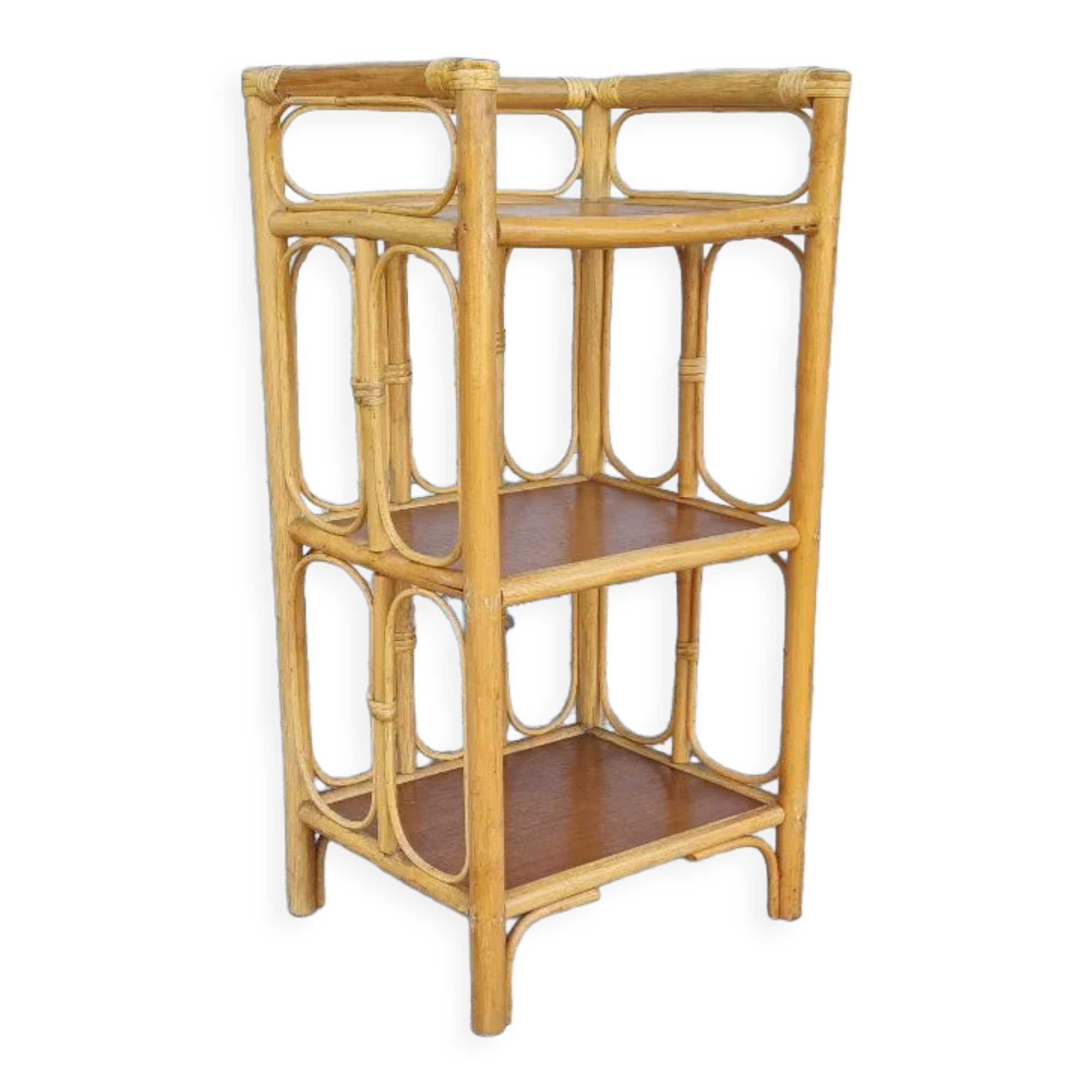 Rattan shelf 1970