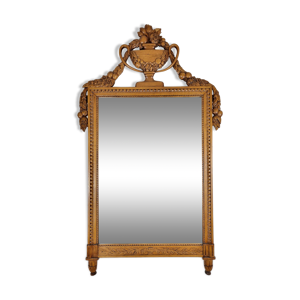 Miroir en bois naturel Style Louis