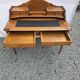 Solid cherry desk with sliding top
