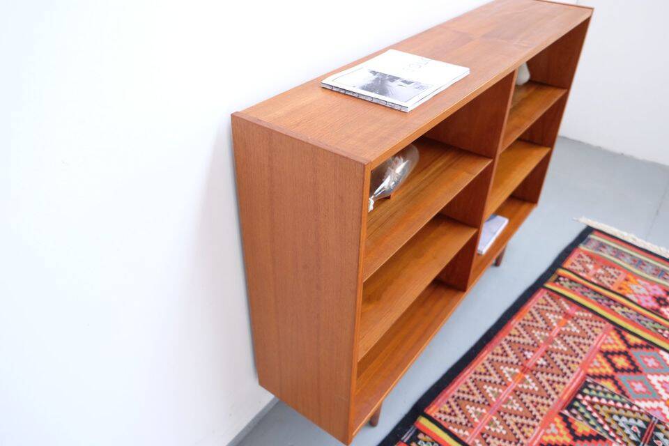 Buffet/étagère en teck Hundevad style rétro vintage années 60-70