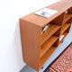 Buffet/étagère en teck Hundevad style rétro vintage années 60-70