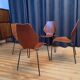 Un ensemble de quatre chaises par Herbert Hirche Jofy Stalmobler, Danemark, 1950