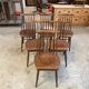 Suite de 6 chaises de bistrot vintage