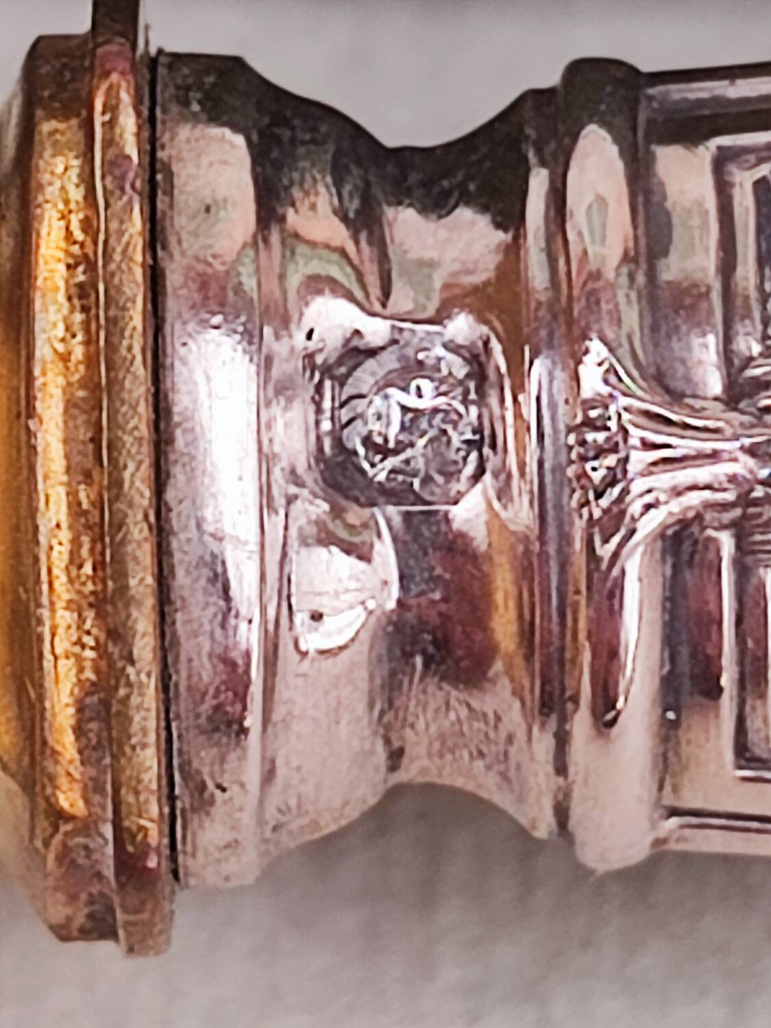 Sterling silver serving spoon