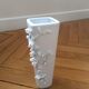 Faience white vase