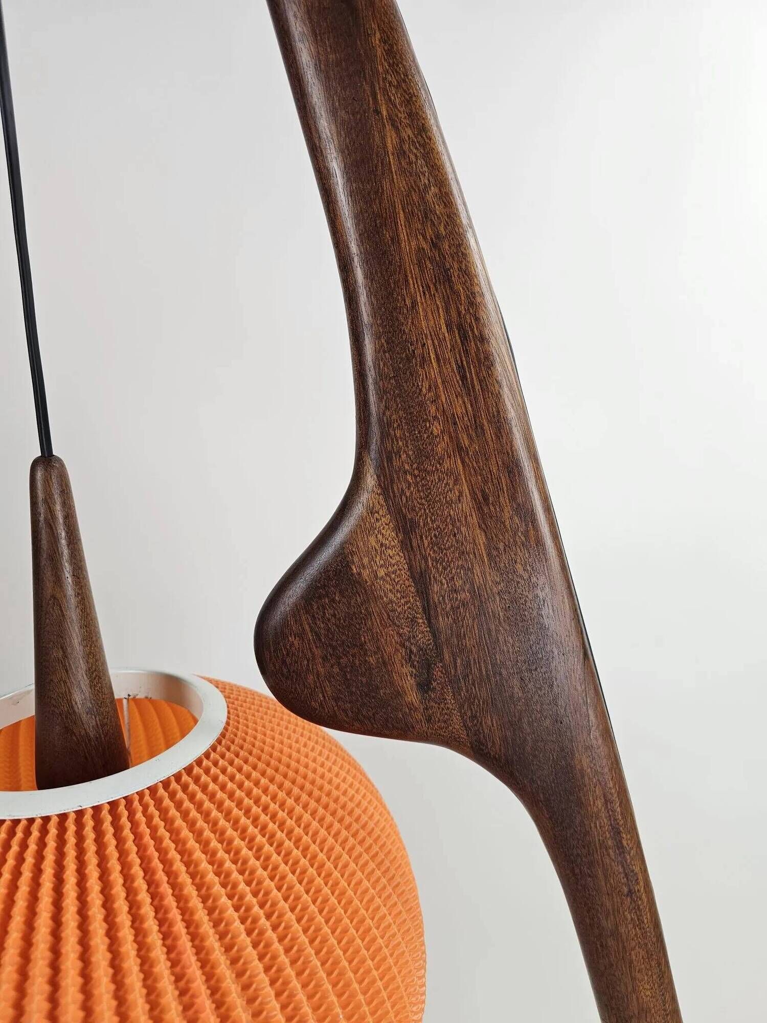Floor lamp “Praying Mantis” by Rispal – France 1950s