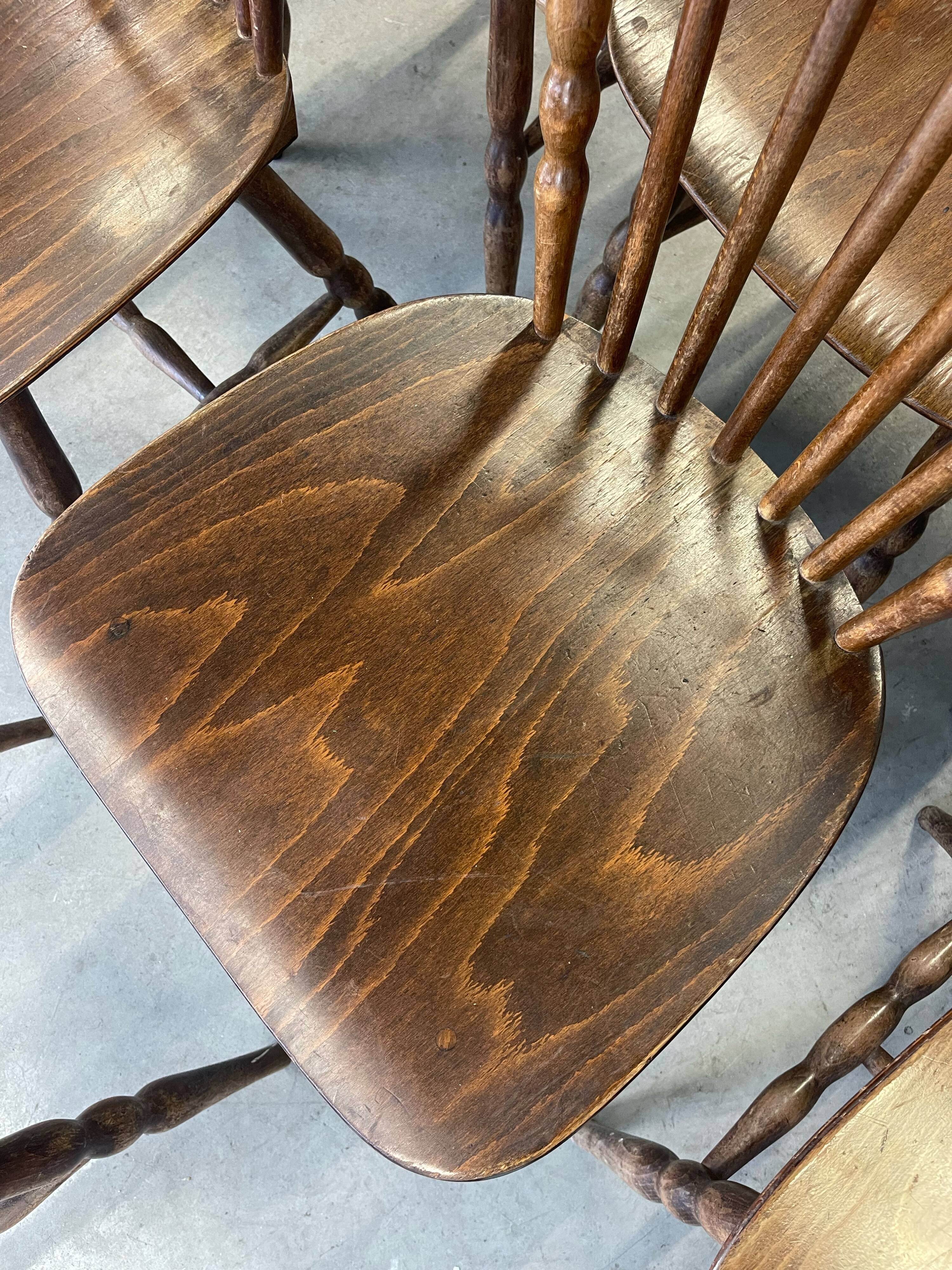 Lot of 50 Baumann bistro chairs model Tacoma 60s/70s France