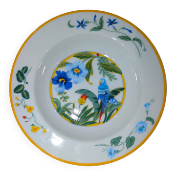 Hollow plate with wing japanese porcelain ara pier import – perroq decor