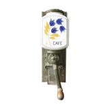 Old wall-mounted coffee grinder