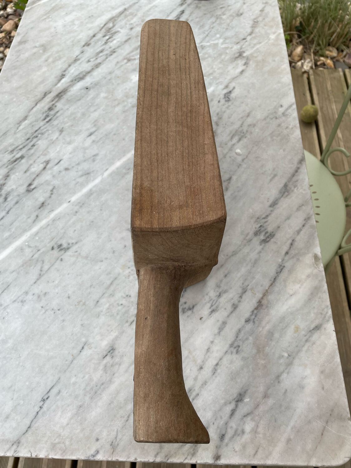 Ancienne pelle en bois à céréales