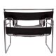 Wassily Dark Brown B3 Armchair Chair by Marcel Breuer for Gavina 1960s