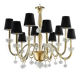 Chandelier en verre de Murano "Rostrato" vénitien moderne