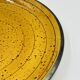 Vintage speckled yellow Palma plate Boch La Louvière
